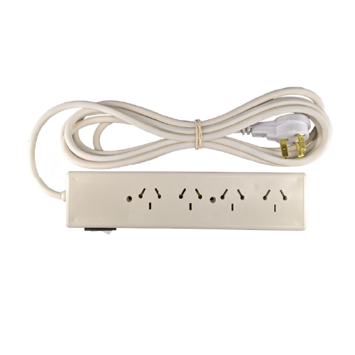 Prolongador Binorma 4 tomas con cable de 5m blanco